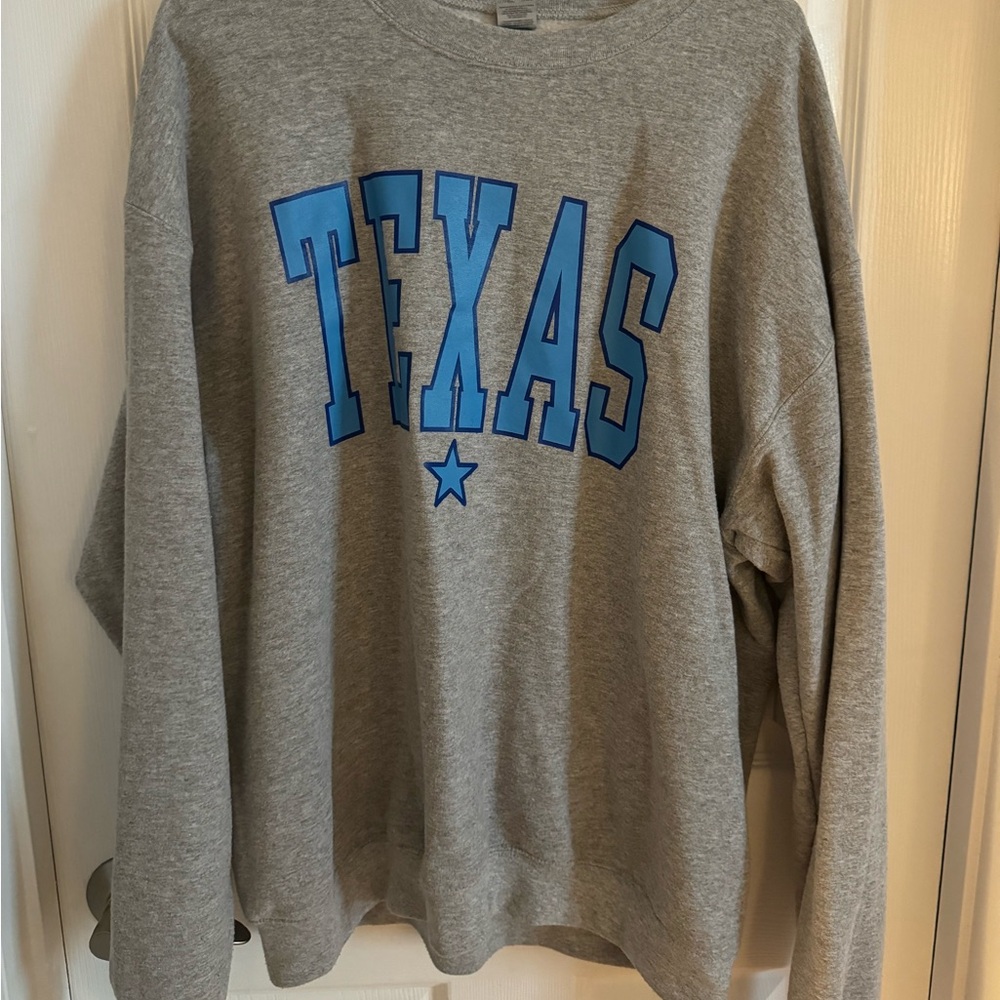 Gray TEXAS crewneck